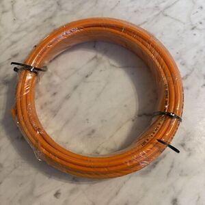 New Air Line 1/4" OD x 50' Orange SAE‎ J844 Nylon Air Brake Tubing DOT Approved